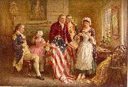 Jean Leon Gerome Ferris Betsy Ross 1777 painting